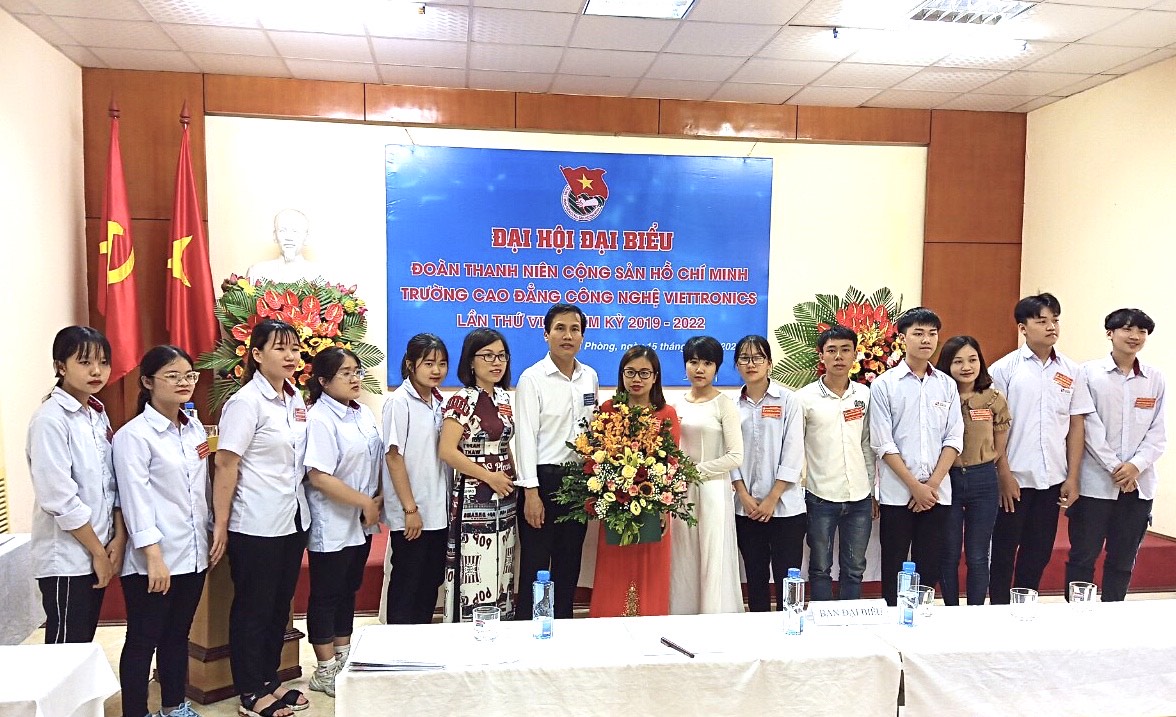Đoàn Thanh niên Cộng sản Hồ Chí Minh   Trường Cao đẳng Công nghệ Viettronics tổ chức thành công  Đại hội lần thứ VI, nhiệm kỳ 2019-2022